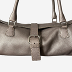 Fendi Selleria Metallic Leather Shoulder Bag