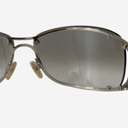 Yves Saint Laurent Rhinestone Shield Sunglasses