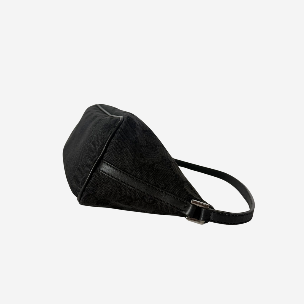 GG Canvas Boat Pochette