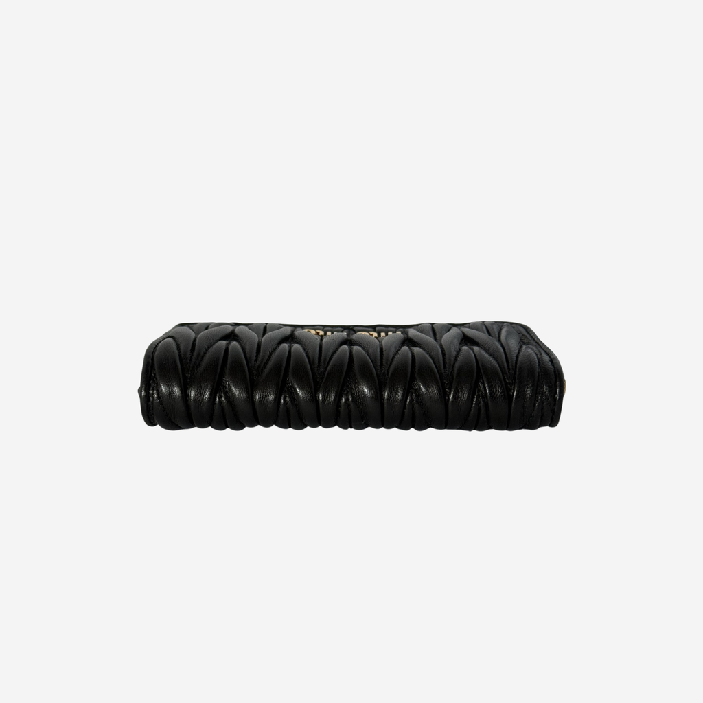 Matelassé L-Zip Coin Case
