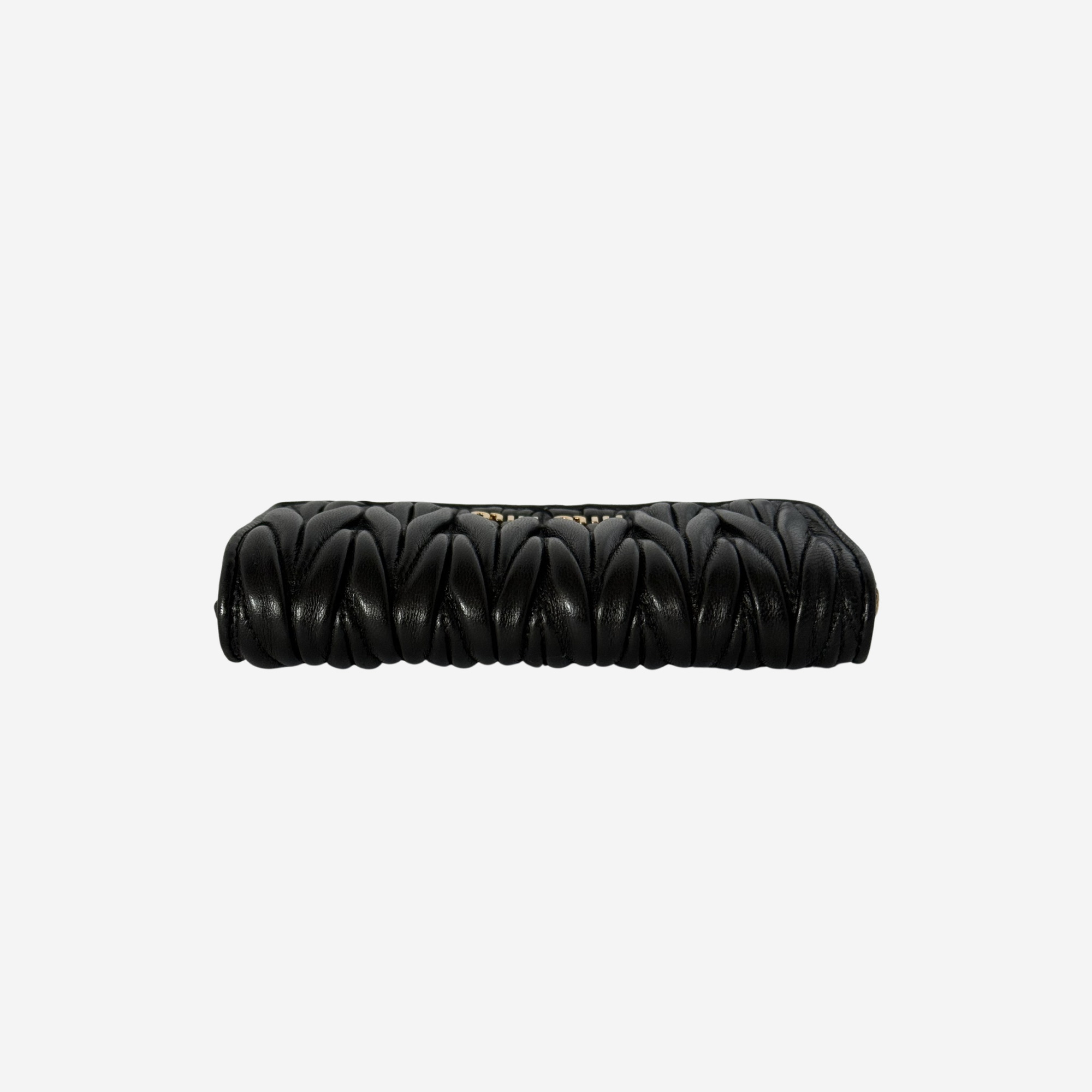 Matelassé L-Zip Coin Case