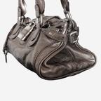 Chloé Metallic Silver Paddington