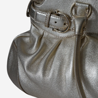 Ferragamo Large Metallic Gancini Marisa Bag