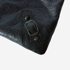 Balenciaga 2012 Black Classic Envelope Clutch