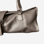 Fendi Selleria Metallic Leather Shoulder Bag