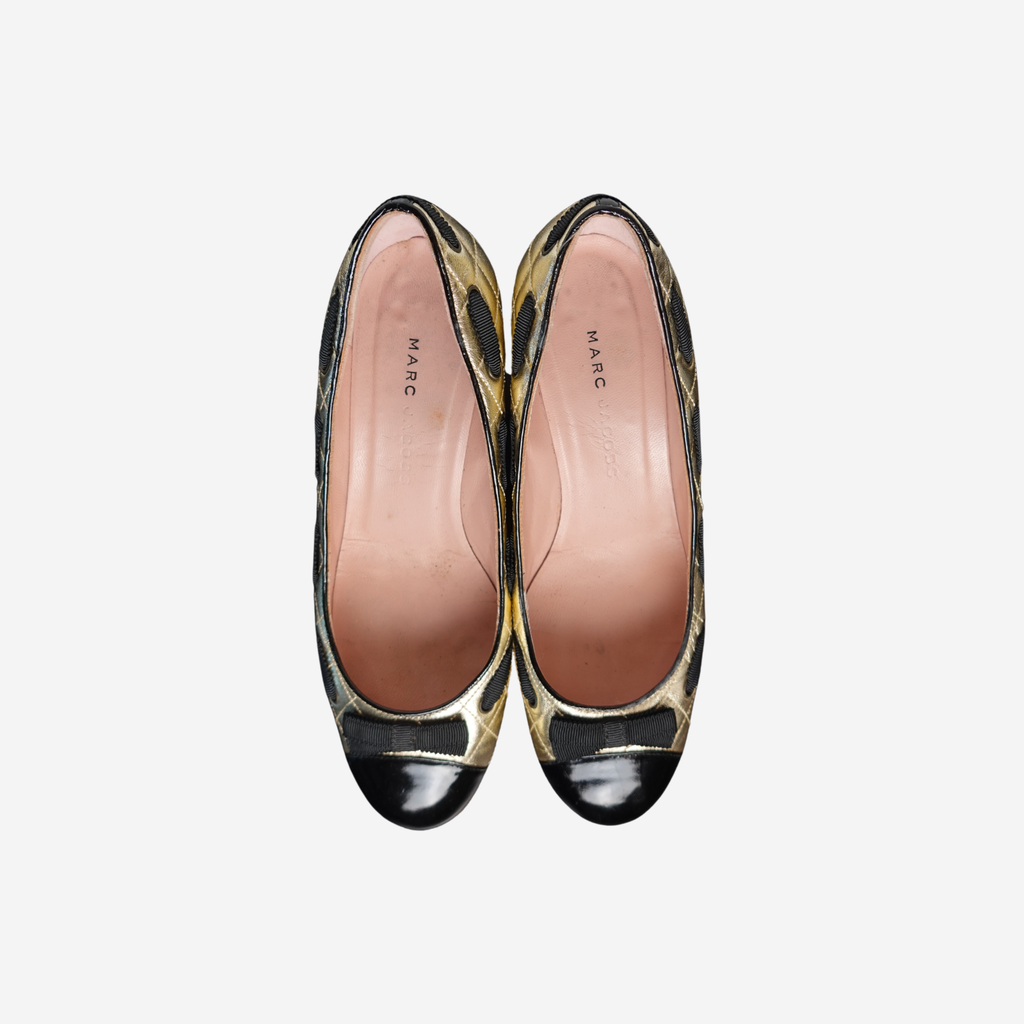 Quilted Bow Pumps