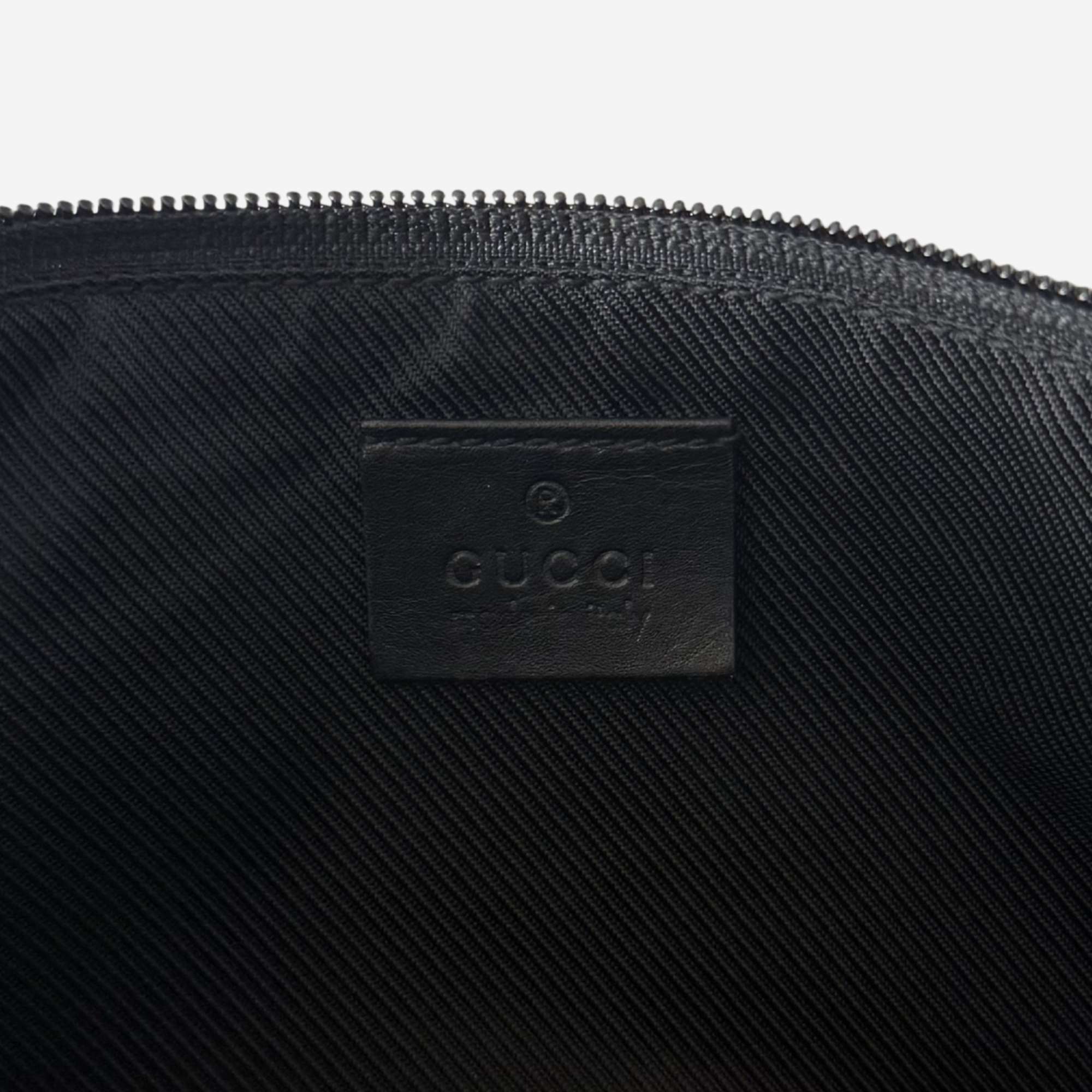 GG Canvas Boat Pochette