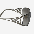 Yves Saint Laurent Rhinestone Shield Sunglasses