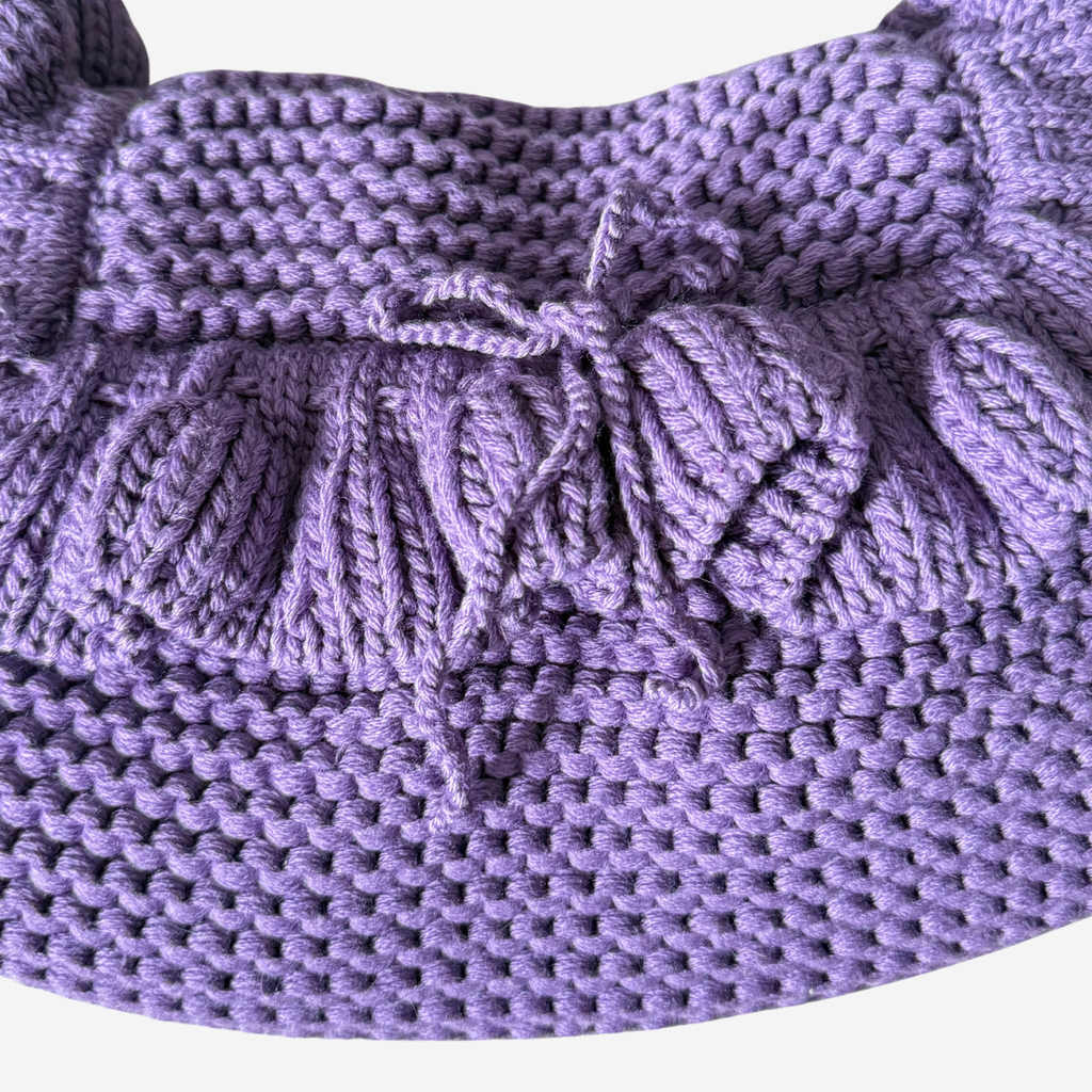 Fendi Wool Crocheted Chef Shoulder Bag