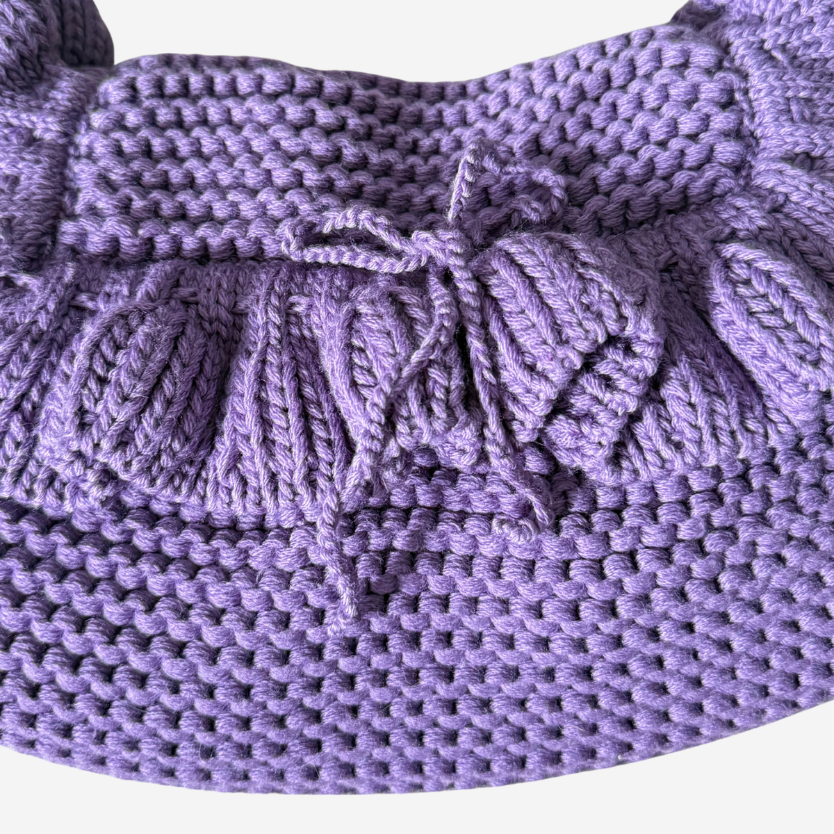 Fendi Wool Crocheted Chef Shoulder Bag