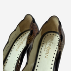 Yves Saint Laurent Multicolour Python Heels 37.5
