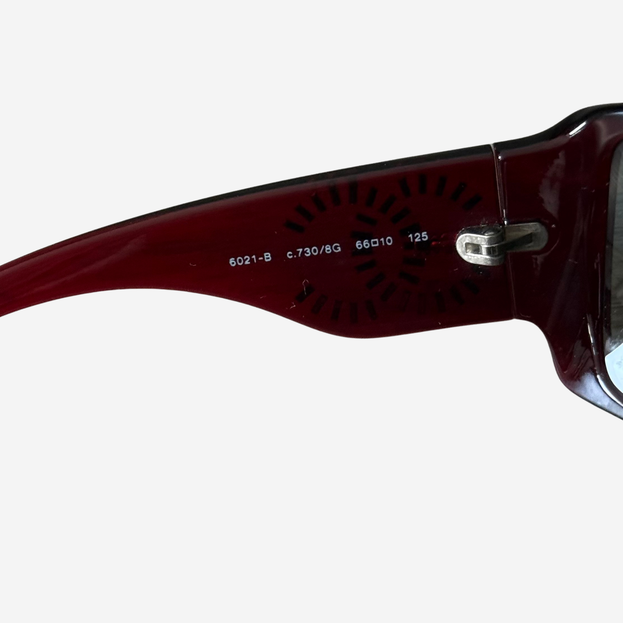 6021-B Crystal CC Shield Sunglasses