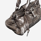 Chloé Metallic Silver Paddington