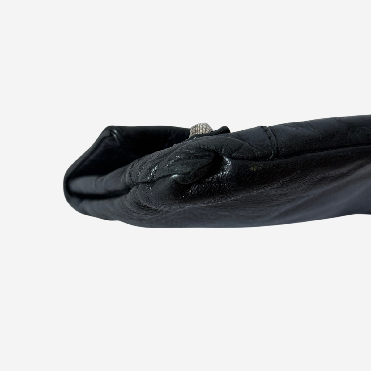Balenciaga 2012 Black Giant 12 Envelope Clutch