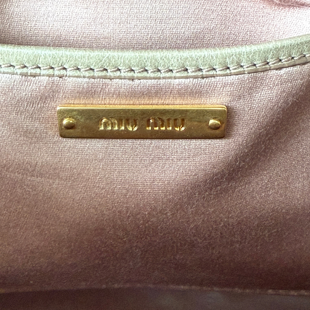 Vitello Lux Bow Satchel