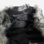 Prada Eco Marmotta Faux Fur Tote