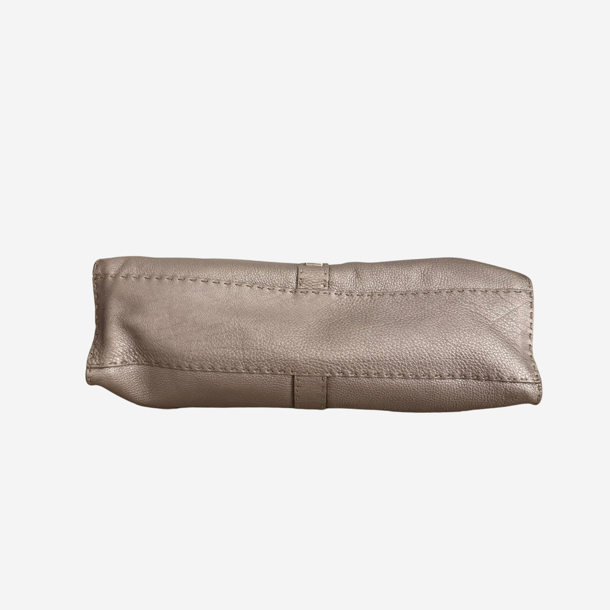 Fendi Selleria Metallic Leather Shoulder Bag