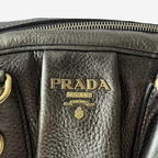 Prada Cervo Antik Metallic Bowler