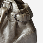 Ferragamo Small Metallic Gancini Marisa Bag