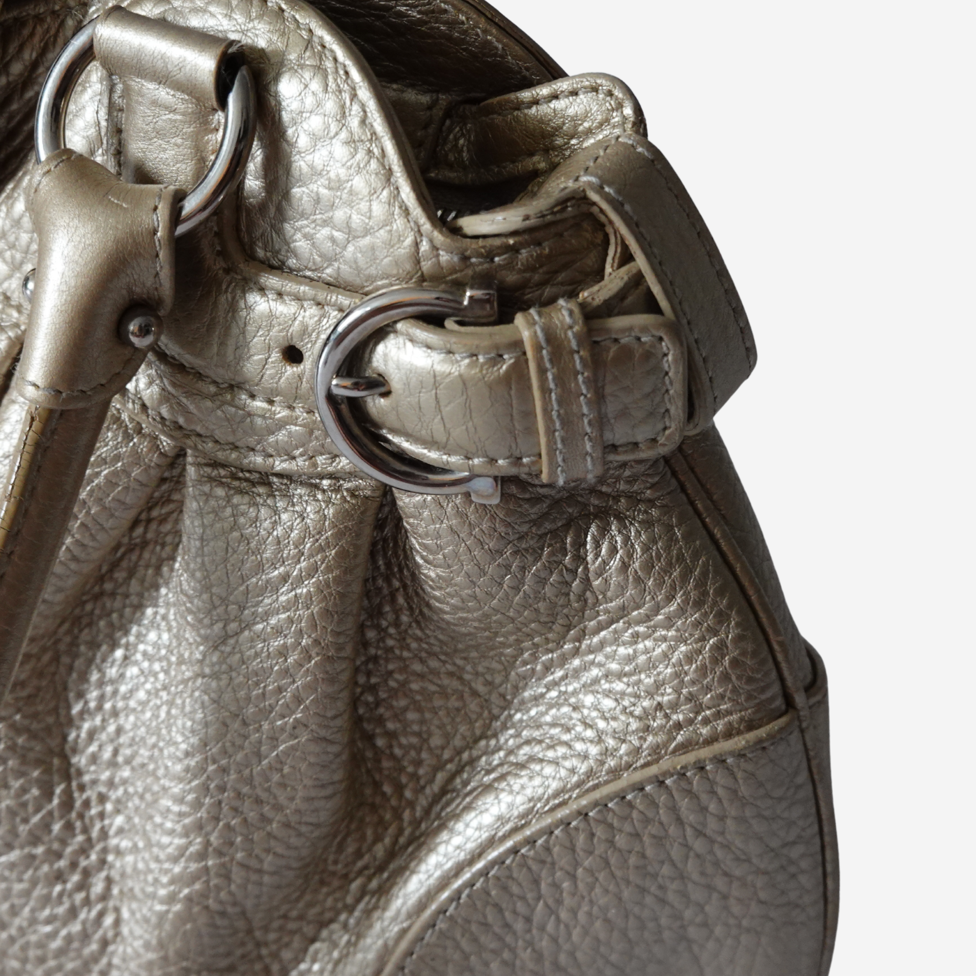 Small Metallic Gancini Marisa Bag