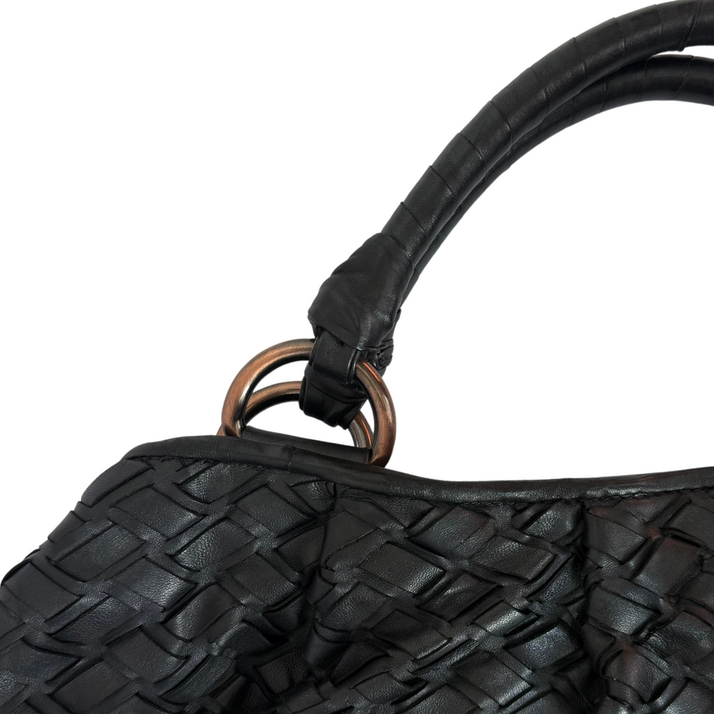 Miu Miu - Leather Woven Tote