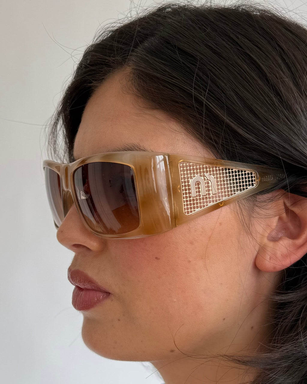 Logo Cutout Sunglasses