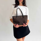 Fendi Zucchino Canvas Mini Tote
