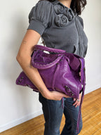 Balenciaga F/W 2013 Classic City Bag in Ultraviolet Purple