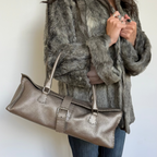Fendi Selleria Metallic Leather Shoulder Bag