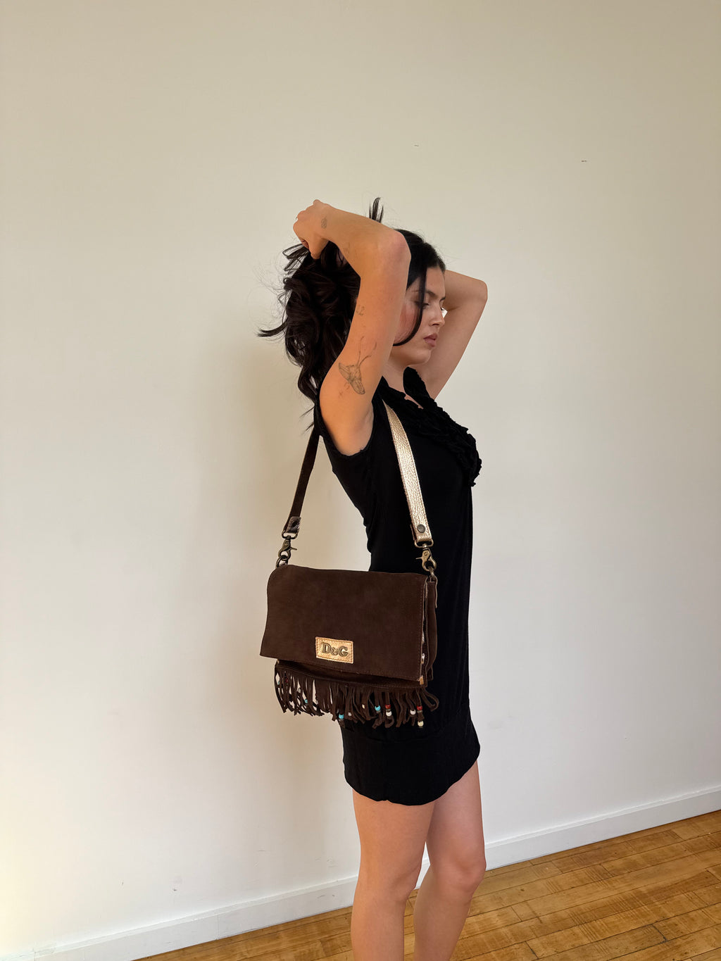 Dolce & Gabbana Fringe Shoulder Bag