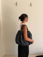 Miu Miu - Leather Woven Tote